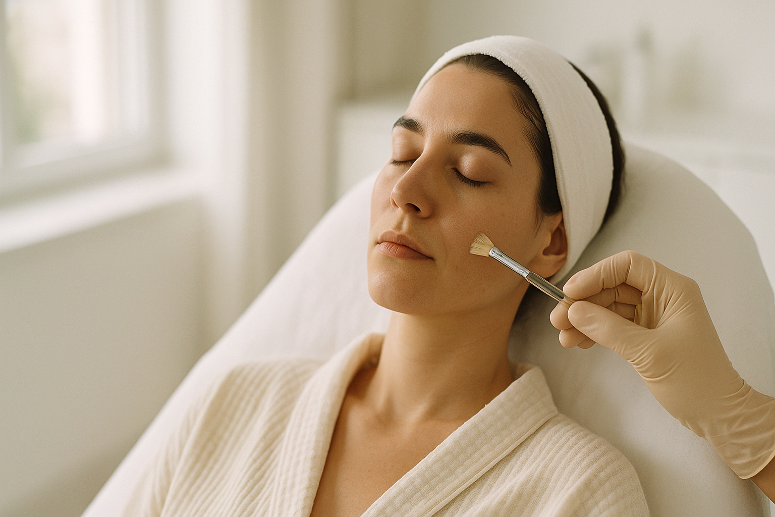 Tratament de estetică facială, glow și hidratare